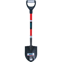 Heavy-Duty Round Point Shovel, Carbon Steel Blade, Fibreglass, D-Grip Handle Northern Industrial Supply Inc.