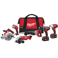 Trousse combin&eacute;e &agrave; 6 outils sans fil M18, Lithium-ion, 18 V Northern Industrial Supply Inc.