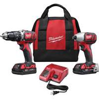 Ensemble deux outils sans fil combin&eacute;s M18, Lithium-ion, 18 V Northern Industrial Supply Inc.