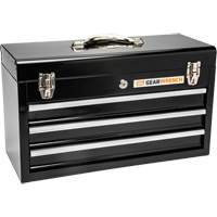Portable Tool Box, 20" W, 3 Drawers, Black Northern Industrial Supply Inc.