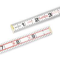 Folding Wood Rule, 6' L, Wood, 1/6" Graduations Northern Industrial Supply Inc.