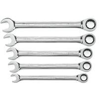 72-Tooth 12 Point Ratcheting Wrench Set, Combination, 5 Pieces, Metric Northern Industrial Supply Inc.