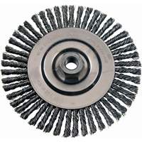 Wire Wheel Brushes, 4-7/8" Dia., 0.02" Fill, 5/8"-11 Arbor, Stainless Steel Northern Industrial Supply Inc.