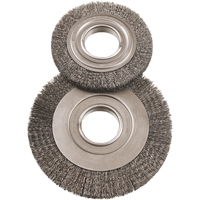 6" Major Wire Wheel Brushes, 6" Dia., 0.012" Fill, 2" Arbor Northern Industrial Supply Inc.