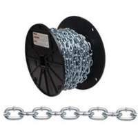 Straight Link Machine Chain, Low Carbon Steel, #4 x 100' (30.4 m) L, 215 lbs. (0.1075 tons) Load Capacity Northern Industrial Supply Inc.