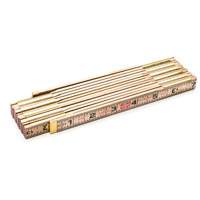 Red End&reg; Rule with Two 6" Slide Rule Extensions, 6' L, Wood, 1/16" Graduations Northern Industrial Supply Inc.
