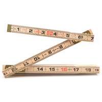 Red End&reg; Rule with Two 6" Slide Rule Extensions, 6' L, Wood, 1/16" Graduations Northern Industrial Supply Inc.