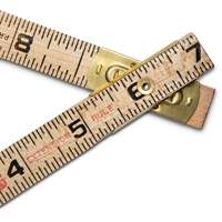 Folding Rule, 6' L, Wood, 1/16" Graduations Northern Industrial Supply Inc.