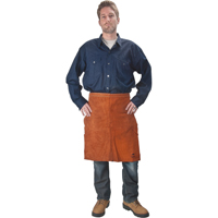 Tablier en cuir, Taille, 24" lo, Lava Brown Northern Industrial Supply Inc.