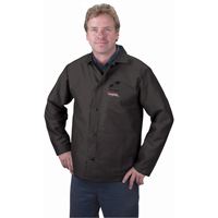 Flame Retardant Jacket, Cotton, 4X-Large, Black Northern Industrial Supply Inc.