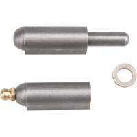 Weld-On Hinge, 0.512" Dia. x 3.15" L, Mild Steel w/Fixed Steel Pin Northern Industrial Supply Inc.