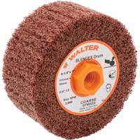 Tambour de conditionnement de surface Blendex ALLSTEEL, 4-1/4" dia. x 2" la, 5/8"-11 Arbre, Grain Cors&eacute; Northern Industrial Supply Inc.