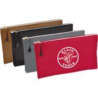 4-Pack Zipper Tool Pouches, Tool Holder, Canvas, 1 Pockets Northern Industrial Supply Inc.