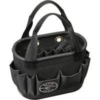29-Pocket Hard-Body Aerial Bucket, 14" L x 10" H, Polyester, Black Northern Industrial Supply Inc.