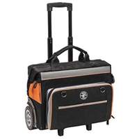 Tradesman Pro Rolling Tool Bag, Ballistic Polyester, 24 Pockets, Black/Orange Northern Industrial Supply Inc.