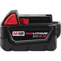 M18 Redlithium XC5.0 Extended Capacity Battery Pack, Lithium-Ion, 18 V, 5 A Northern Industrial Supply Inc.