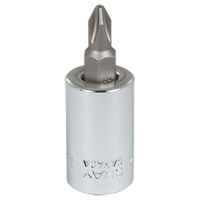 Head Socket, Phillips, #2 x 1.93" L, 3/8" Square Drive Drive Northern Industrial Supply Inc.