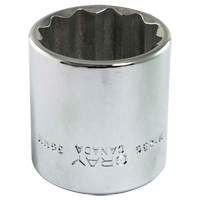 Socket, 13 mm, 1/2" Drive, 12 Points Northern Industrial Supply Inc.