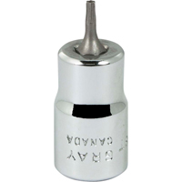 Bit Socket, Torx&reg;, T8 x 2-1/8" L, 3/8" Drive Northern Industrial Supply Inc.