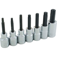 Torx&reg; Head Socket Set, Torx&reg;, 1/2" Drive, 7 Pcs Northern Industrial Supply Inc.