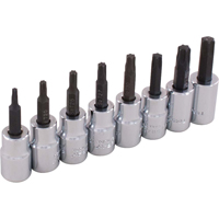 Socket Set, Torx&reg;, 3/8" Drive, 8 Pcs Northern Industrial Supply Inc.