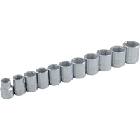 Socket Set, 11 Pcs, 3/8" Drive Size Northern Industrial Supply Inc.