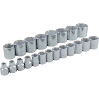Socket Set, 21 Pcs, 3/8" Drive Size Northern Industrial Supply Inc.