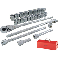 Socket & Attachment Set, 26 Pcs, 3/4" Drive Size Northern Industrial Supply Inc.