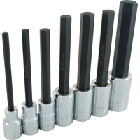 Extra Long Hex Head  Socket Set, Hex, 1/2" Drive, 7 Pcs Northern Industrial Supply Inc.