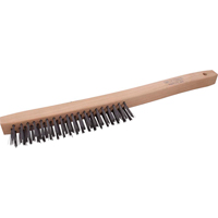 Long Handle Industrial-Duty Scratch Brush, Steel, 3 x 19 Wire Rows, 14" Long Northern Industrial Supply Inc.