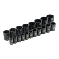 Jeu de douilles SAE, 19 Mcx, Chocs, Prise de 1/2" Northern Industrial Supply Inc.
