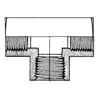 Raccord En T&eacute; Femelle, Laiton, 1/8" Northern Industrial Supply Inc.
