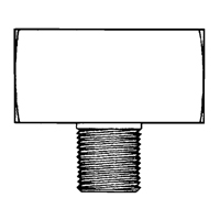 Male Branch Tee, Brass, 1/8" Northern Industrial Supply Inc.