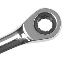 Metric Ratcheting Combination Wrench, 12 Point, 8 mm, Chrome Finish Northern Industrial Supply Inc.