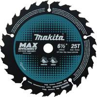 Max-Efficiency Circular Saw Blade, 6-1/2", 25 Teeth, Laminate/Wood Use Northern Industrial Supply Inc.