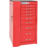 Armoire compl&eacute;mentaire gauche de s&eacute;rie Pro+, 8 tiroirs, 19" la x 19" p x 36-1/2" h, Rouge Northern Industrial Supply Inc.
