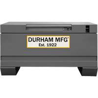 Jobsite Storage Box, 32" x 19" x 17-13/16", Steel, Grey Northern Industrial Supply Inc.