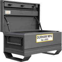 Jobsite Storage Box, 32" x 19" x 17-13/16", Steel, Grey Northern Industrial Supply Inc.