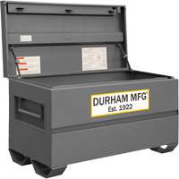 Jobsite Storage Box, 48" x 24" x 27-13/16", Steel, Grey Northern Industrial Supply Inc.