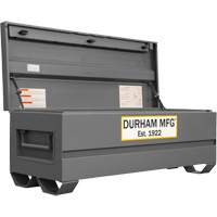 Jobsite Storage Box, 60" x 24" x 22-3/4", Steel, Grey Northern Industrial Supply Inc.