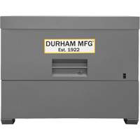 Piano Style Jobsite Storage Box, 60-1/2" W x 34-3/4" D x 49-3/8" H, Grey Northern Industrial Supply Inc.