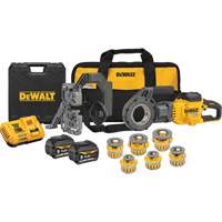 Trousse de fili&egrave;res &agrave; tuyaux sans fil FlexVolt Max* avec t&ecirc;tes fili&egrave;res, 30 tr/min, Filetage de la tige 1/2" - 2" Northern Industrial Supply Inc.