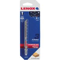 Clean Cutting Wood Jigsaw Blade, Bi-Metal, T-Shank, 4" L, 6 TPI Northern Industrial Supply Inc.