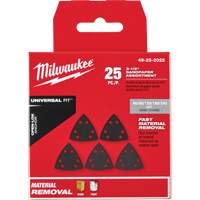 Ensemble de papiers abrasifs triangulaires 3-1/2" Open-Lok Northern Industrial Supply Inc.