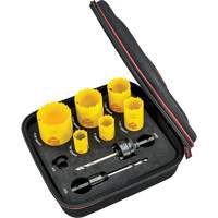 Deep Cut Hole Saw Kit, 9 Pieces Northern Industrial Supply Inc.