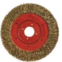 No Throw Partial Encapsulated Wire Wheel, 3" Dia., 0.012" Fill, 1/4" Arbor Northern Industrial Supply Inc.