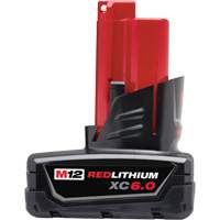 M12 Redlithium XC6.0 Battery, Lithium-Ion, 12 V, 6 Ah Northern Industrial Supply Inc.