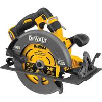 FlexVolt&reg; Max Brushless Circular Saw with Electric Brake (Tool Only), 7-1/4", 60 V Northern Industrial Supply Inc.