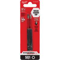 Embout de tournevis Shockwave Impact Duty, Carr&eacute;e, Embout #1, Prise 1/4", Longueur 3-1/2" Northern Industrial Supply Inc.
