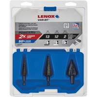 Step Drill Bit Set, 3 Pieces, High Speed Steel Northern Industrial Supply Inc.